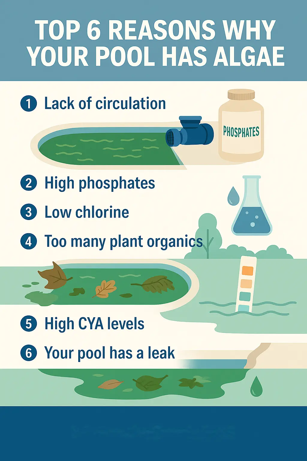 6 Reasons Why Your Pool Has Algae